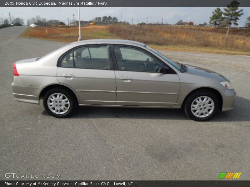 Magnesium Metallic / Ivory 2005 Honda Civic LX Sedan