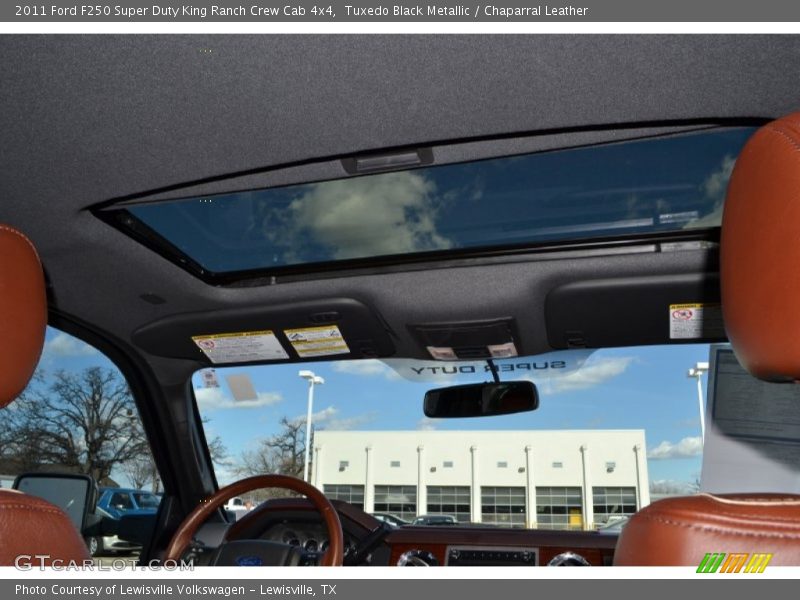 Tuxedo Black Metallic / Chaparral Leather 2011 Ford F250 Super Duty King Ranch Crew Cab 4x4