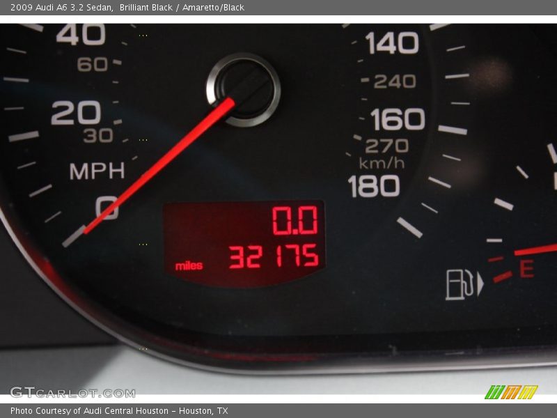 Brilliant Black / Amaretto/Black 2009 Audi A6 3.2 Sedan