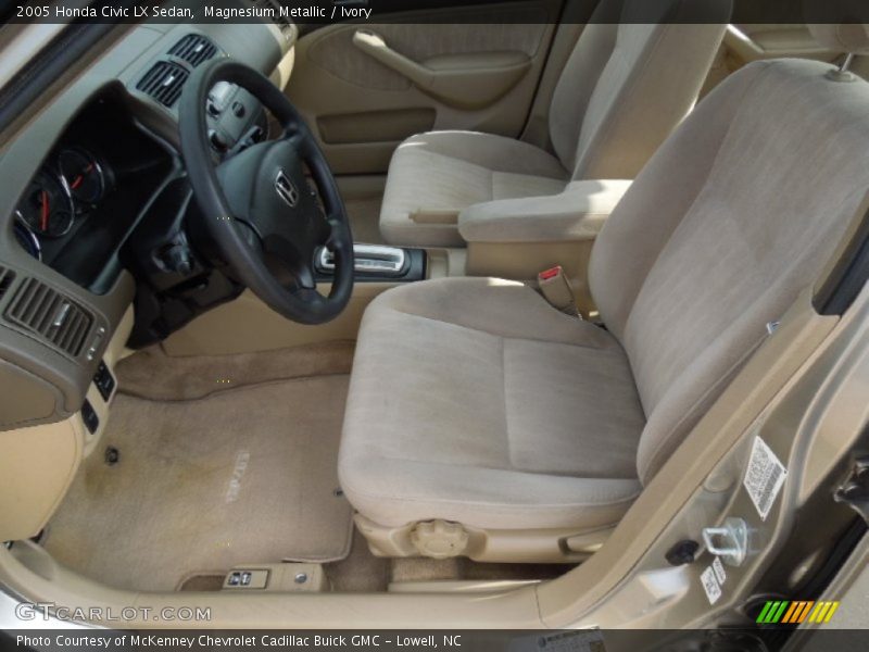  2005 Civic LX Sedan Ivory Interior