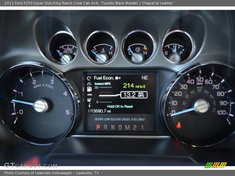 Tuxedo Black Metallic / Chaparral Leather 2011 Ford F250 Super Duty King Ranch Crew Cab 4x4