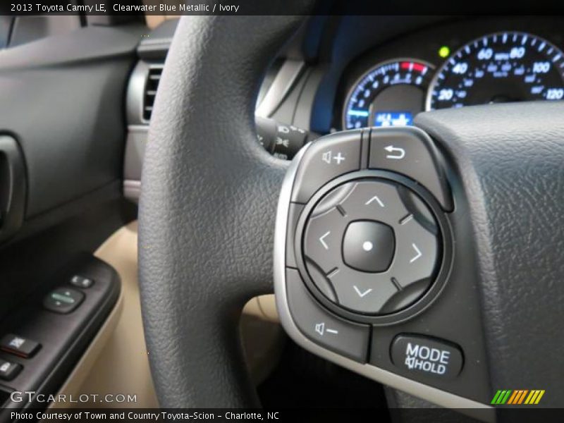 Controls of 2013 Camry LE
