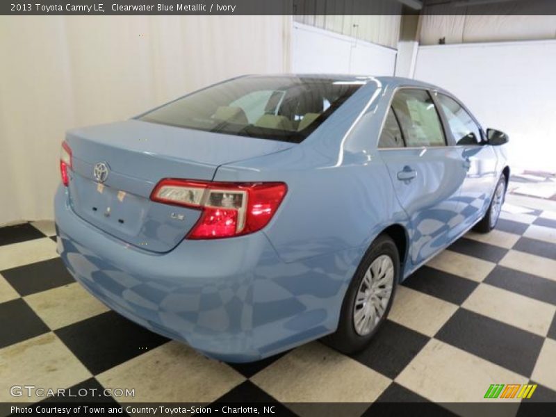 Clearwater Blue Metallic / Ivory 2013 Toyota Camry LE