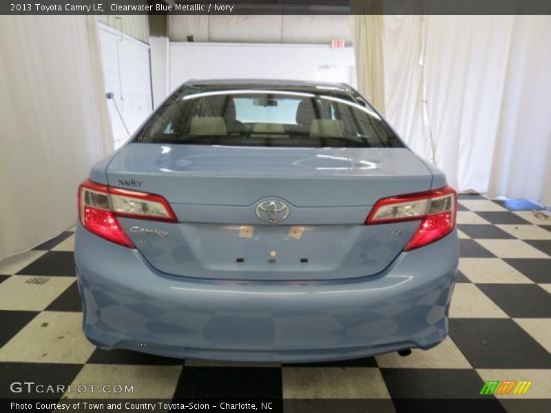 Clearwater Blue Metallic / Ivory 2013 Toyota Camry LE