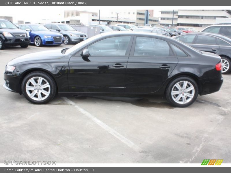 Brilliant Black / Black 2010 Audi A4 2.0T Sedan