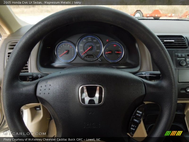Magnesium Metallic / Ivory 2005 Honda Civic LX Sedan