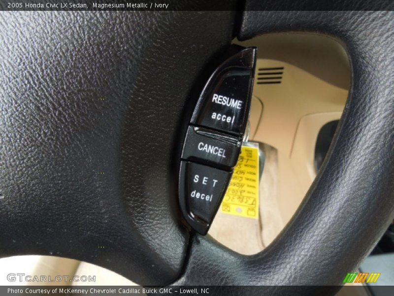 Magnesium Metallic / Ivory 2005 Honda Civic LX Sedan