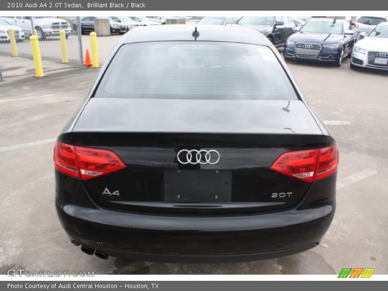 Brilliant Black / Black 2010 Audi A4 2.0T Sedan