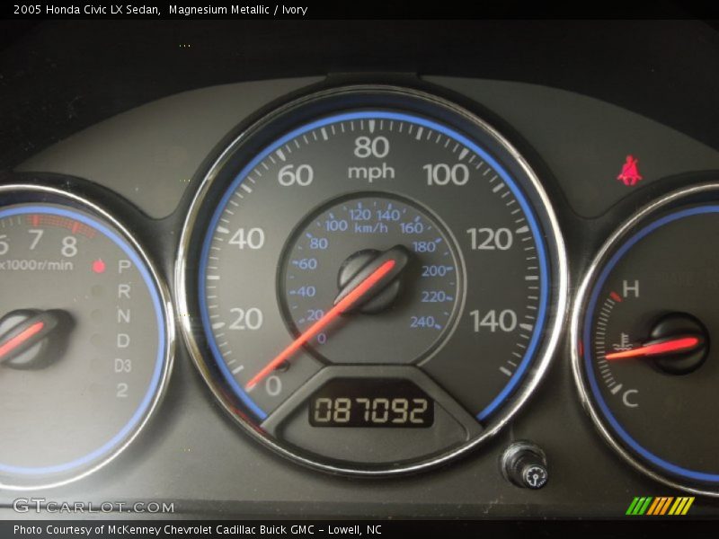 Magnesium Metallic / Ivory 2005 Honda Civic LX Sedan