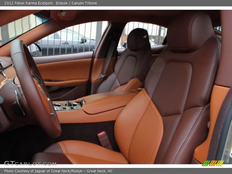 Front Seat of 2012 Karma EcoSport