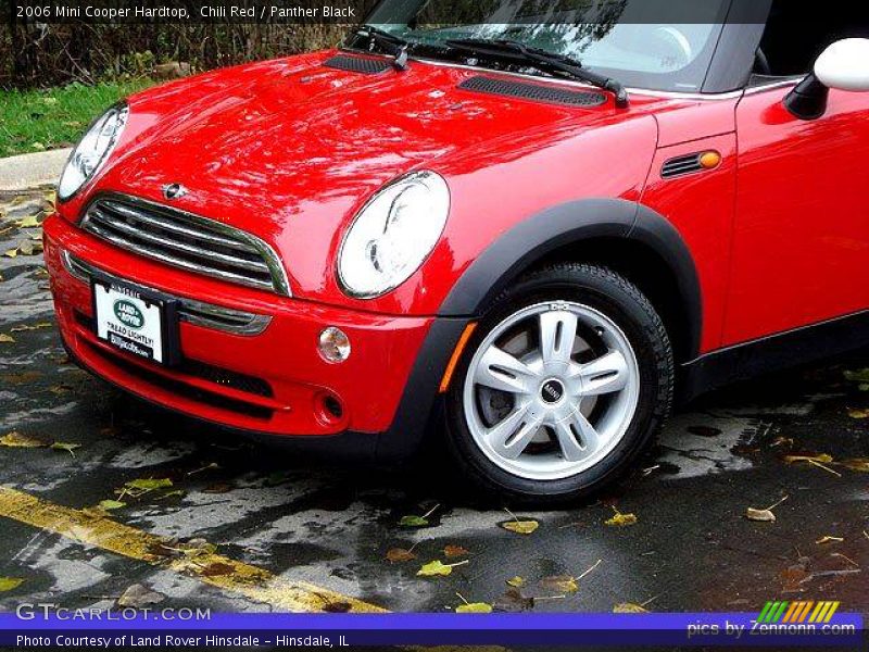 Chili Red / Panther Black 2006 Mini Cooper Hardtop