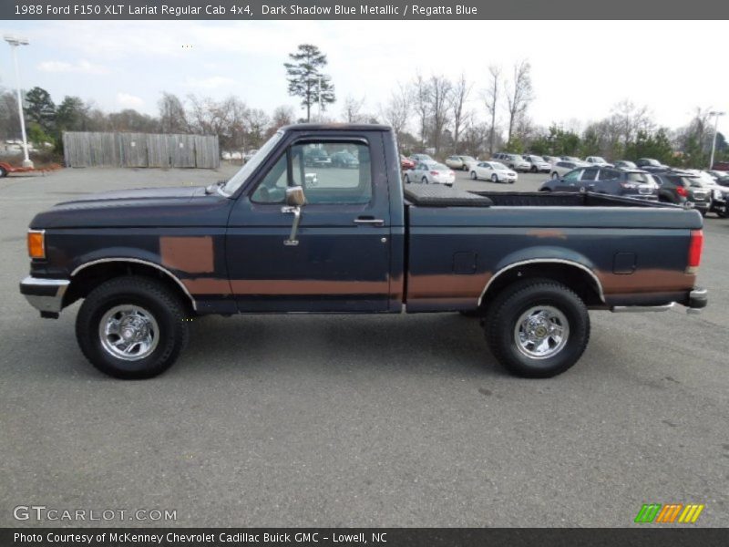  1988 F150 XLT Lariat Regular Cab 4x4 Dark Shadow Blue Metallic