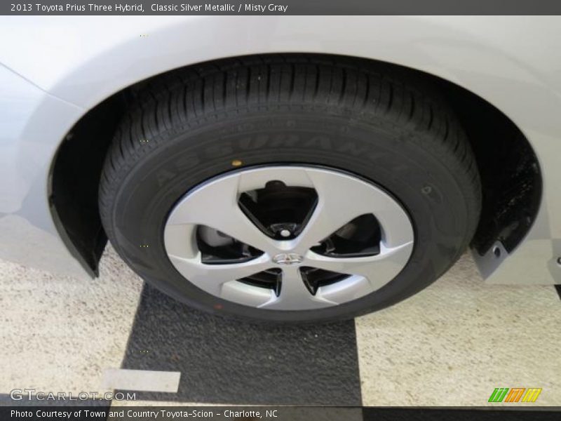 Classic Silver Metallic / Misty Gray 2013 Toyota Prius Three Hybrid