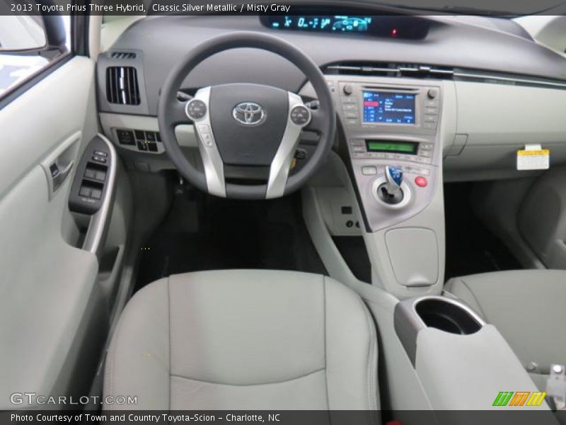 Classic Silver Metallic / Misty Gray 2013 Toyota Prius Three Hybrid