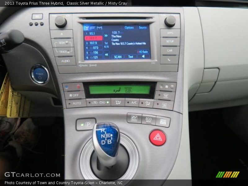 Classic Silver Metallic / Misty Gray 2013 Toyota Prius Three Hybrid
