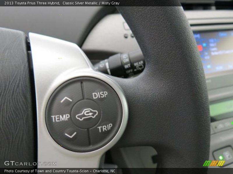 Classic Silver Metallic / Misty Gray 2013 Toyota Prius Three Hybrid