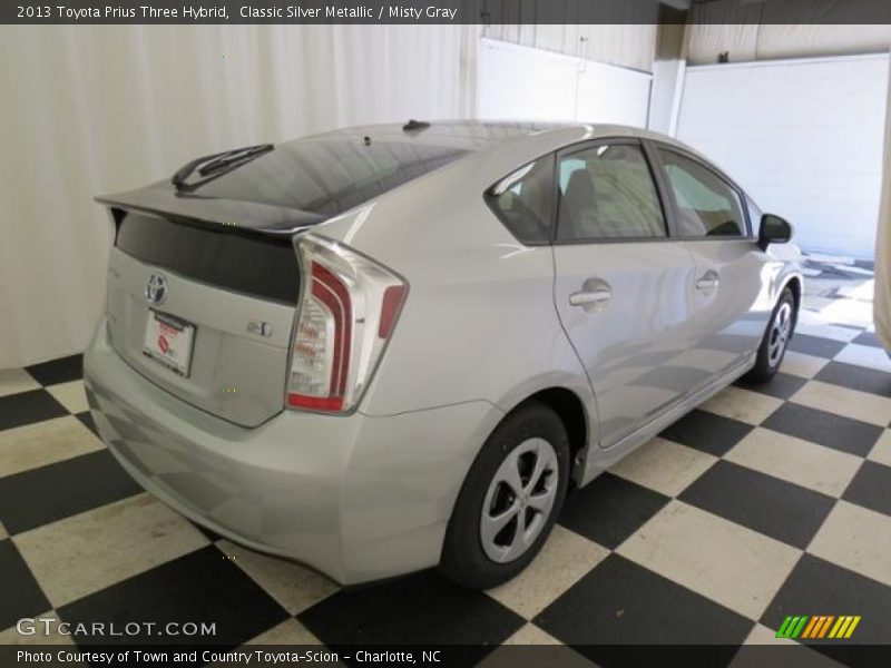 Classic Silver Metallic / Misty Gray 2013 Toyota Prius Three Hybrid