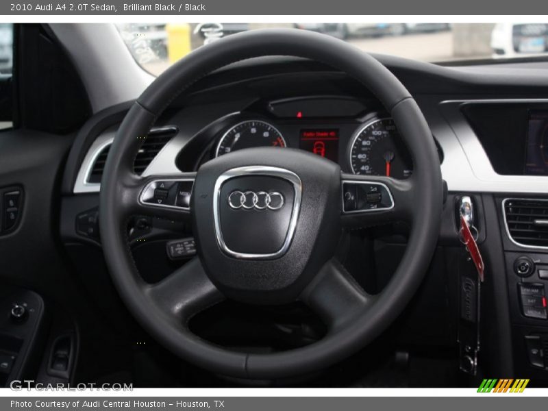 Brilliant Black / Black 2010 Audi A4 2.0T Sedan