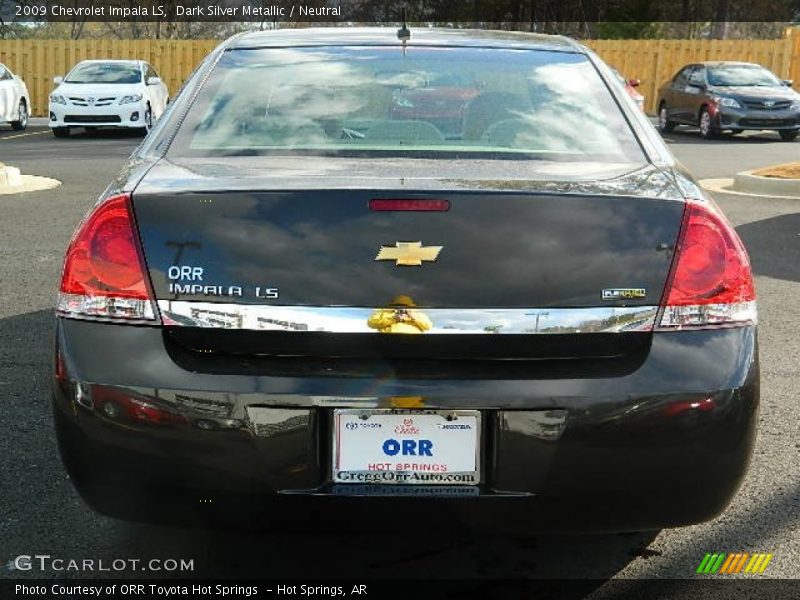 Dark Silver Metallic / Neutral 2009 Chevrolet Impala LS