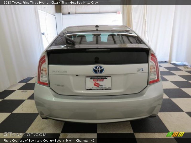 Classic Silver Metallic / Misty Gray 2013 Toyota Prius Three Hybrid