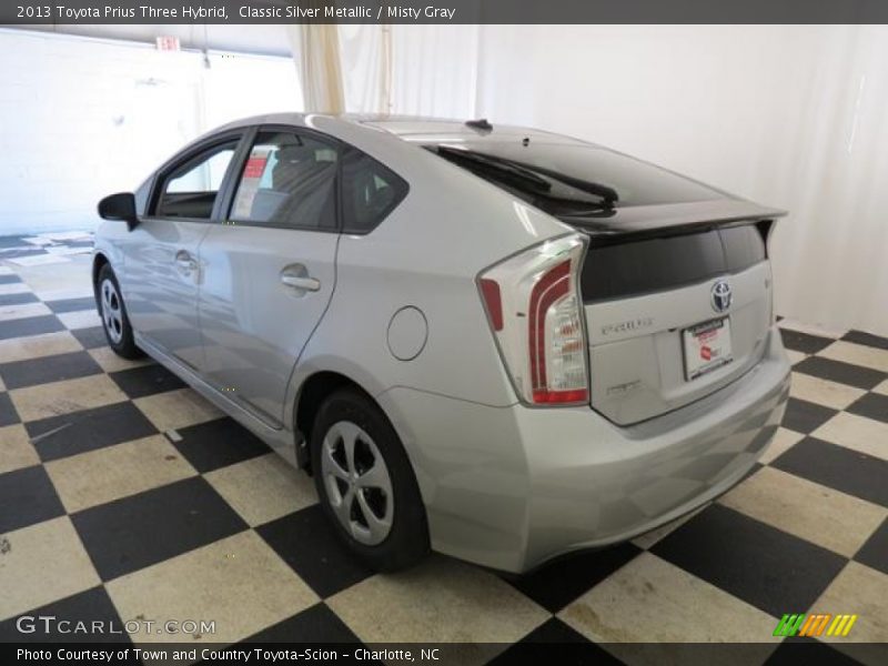 Classic Silver Metallic / Misty Gray 2013 Toyota Prius Three Hybrid