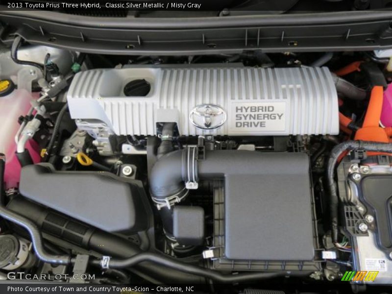 Classic Silver Metallic / Misty Gray 2013 Toyota Prius Three Hybrid