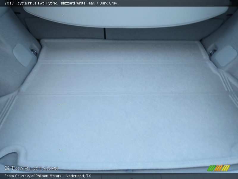 Blizzard White Pearl / Dark Gray 2013 Toyota Prius Two Hybrid