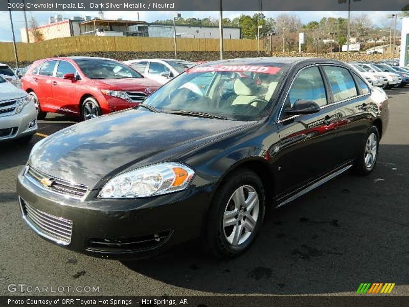 Dark Silver Metallic / Neutral 2009 Chevrolet Impala LS