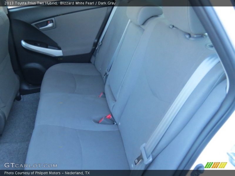 Blizzard White Pearl / Dark Gray 2013 Toyota Prius Two Hybrid