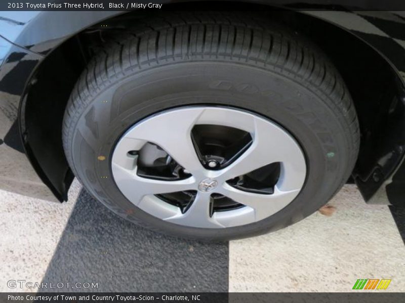 Black / Misty Gray 2013 Toyota Prius Three Hybrid