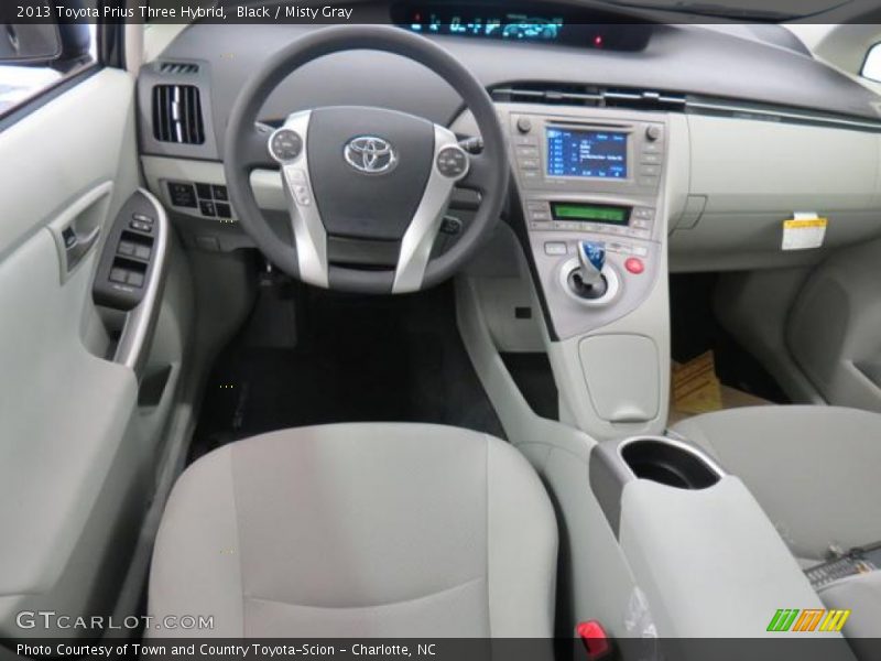 Black / Misty Gray 2013 Toyota Prius Three Hybrid