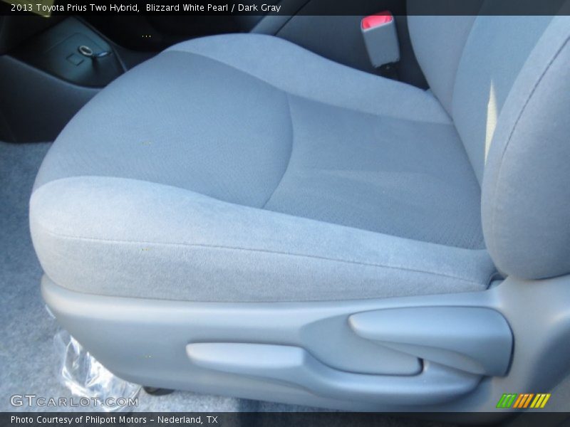 Blizzard White Pearl / Dark Gray 2013 Toyota Prius Two Hybrid