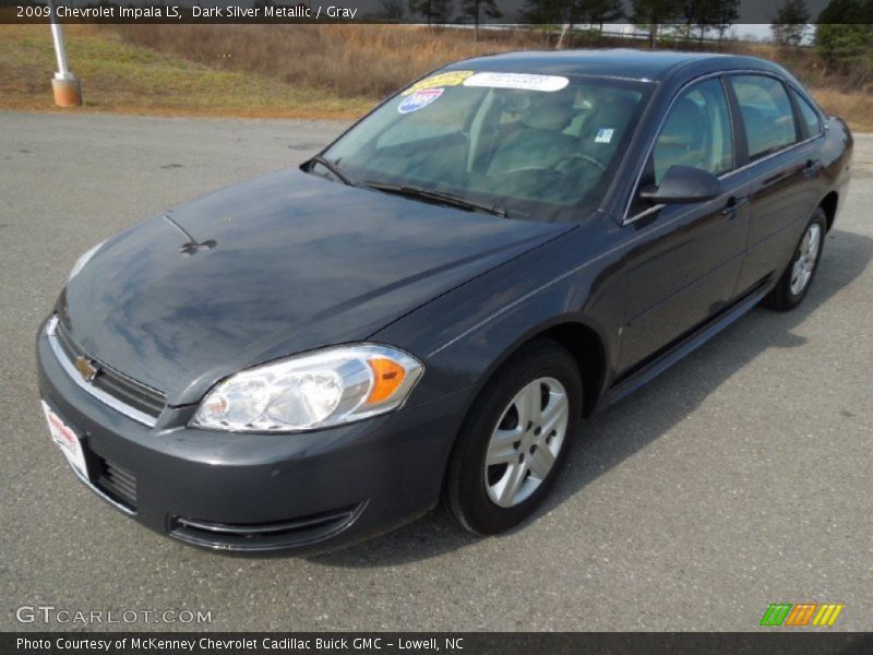 Dark Silver Metallic / Gray 2009 Chevrolet Impala LS