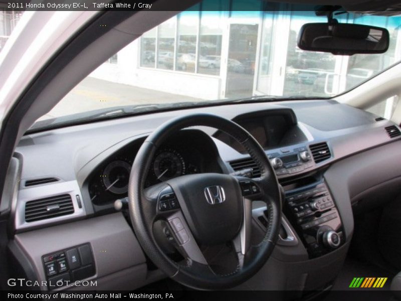 Taffeta White / Gray 2011 Honda Odyssey EX-L