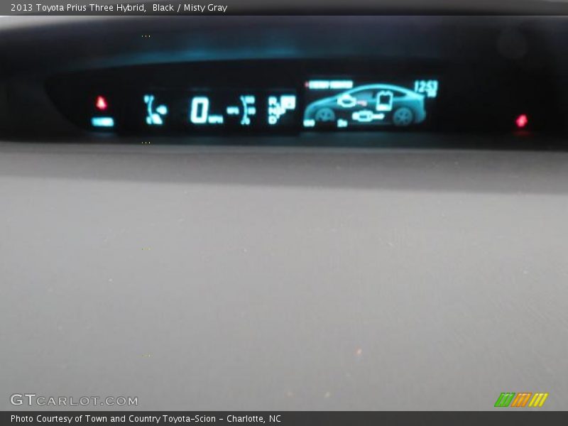 Black / Misty Gray 2013 Toyota Prius Three Hybrid