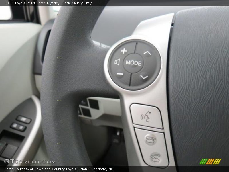 Black / Misty Gray 2013 Toyota Prius Three Hybrid
