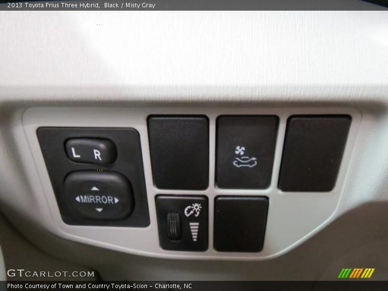 Black / Misty Gray 2013 Toyota Prius Three Hybrid