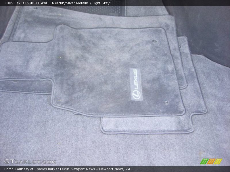 Mercury Silver Metallic / Light Gray 2009 Lexus LS 460 L AWD