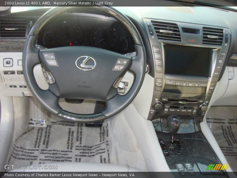 Mercury Silver Metallic / Light Gray 2009 Lexus LS 460 L AWD