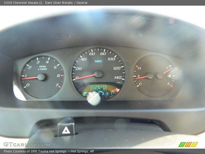 Dark Silver Metallic / Neutral 2009 Chevrolet Impala LS