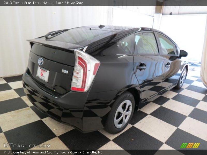 Black / Misty Gray 2013 Toyota Prius Three Hybrid