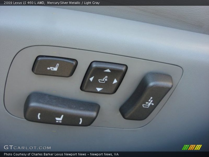 Mercury Silver Metallic / Light Gray 2009 Lexus LS 460 L AWD
