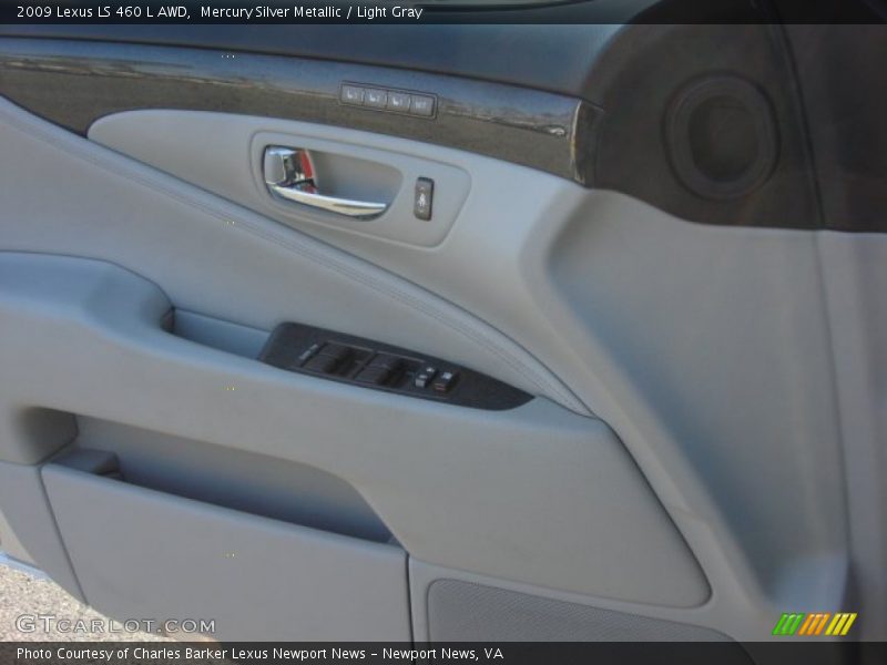Mercury Silver Metallic / Light Gray 2009 Lexus LS 460 L AWD