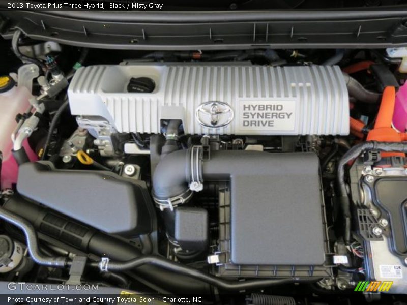 Black / Misty Gray 2013 Toyota Prius Three Hybrid