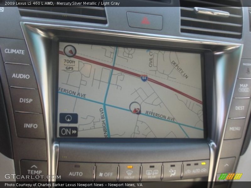 Mercury Silver Metallic / Light Gray 2009 Lexus LS 460 L AWD