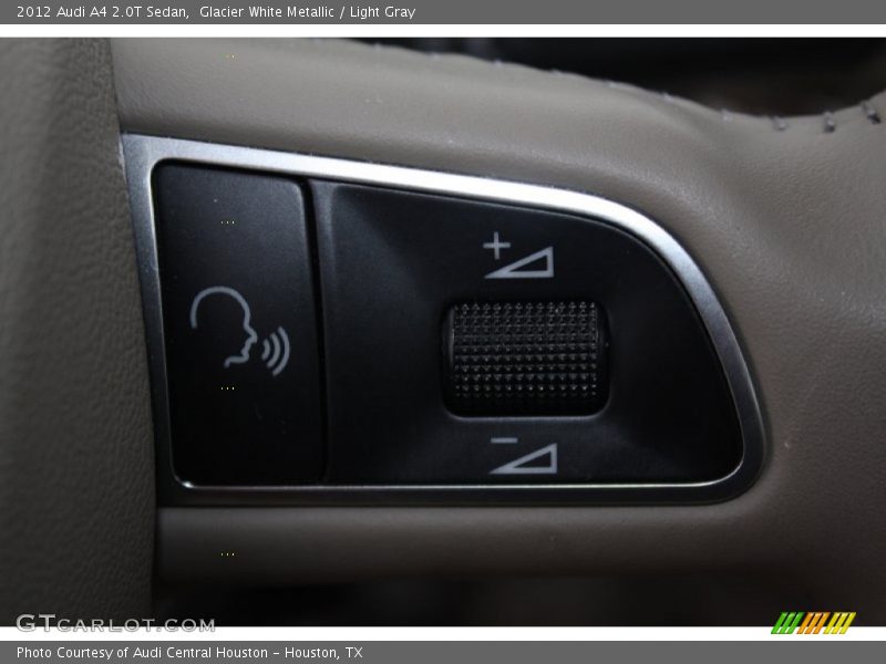 Glacier White Metallic / Light Gray 2012 Audi A4 2.0T Sedan
