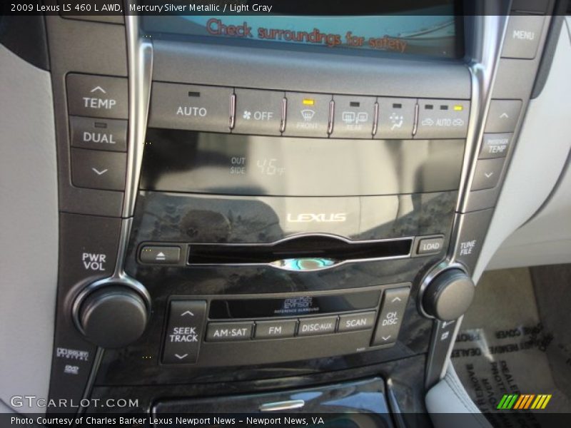 Mercury Silver Metallic / Light Gray 2009 Lexus LS 460 L AWD