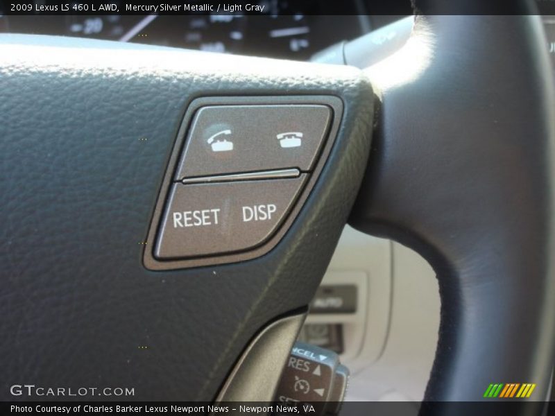 Mercury Silver Metallic / Light Gray 2009 Lexus LS 460 L AWD