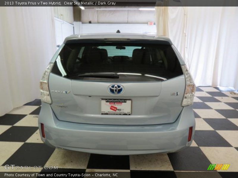 Clear Sky Metallic / Dark Gray 2013 Toyota Prius v Two Hybrid