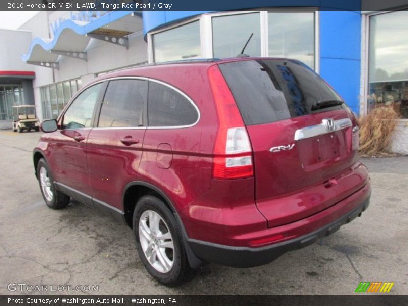 Tango Red Pearl / Gray 2010 Honda CR-V EX-L AWD